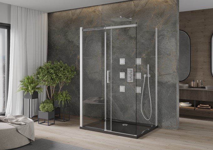 Rectangular Shower Cabins 70x90 cm